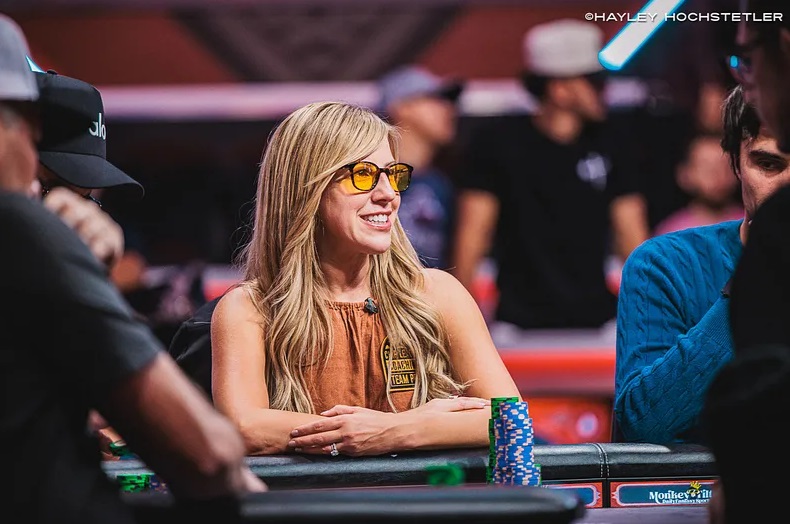 59 players remain in the WSOP Main Event, including Kristen Foxen and Brian Rast