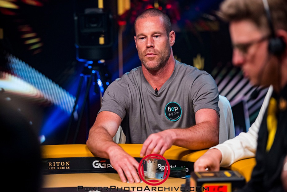 Patrik Antonius chipleader at the Triton Invitational final table, Roman Hrabec second